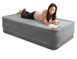 Надувная кровать Comfort-Plush Elevated Airbed со встроенным насосом 220В 99х191х46см Intex 64412