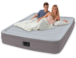 Надувная кровать Comfort-Plush (with Fiber-Tech) со встроенным насосом 220В 152х203х33см Intex 67770