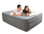Надувная кровать Comfort-Plush High Rise Airbed со встроенным насосом 220В 152х203х56см Intex 64418
