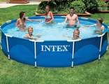 Круглый каркасный бассейн Metal Frame Pools 366х76см Intex 28210