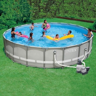 Круглый каркасный бассейн Ultra Frame Pools 488х122см Intex 26326