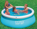 Круглый бассейн с верхним надувным кольцом Easy Set Pools 183х51см Intex 28101