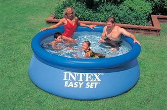 Круглый бассейн с верхним надувным кольцом Easy Set Pools 244х76см Intex 28110