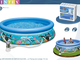 Круглый бассейн с верхним надувным кольцом Ocean Reef Easy Set Pools 305х76см + фильтрующий насос (2000л/ч) Intex 28126