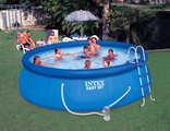 Круглый бассейн с верхним надувным кольцом Easy Set Pools 457х122см Intex 26168