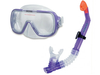 Маска и трубка для плавания Wave Rider Swim Set Intex 55950