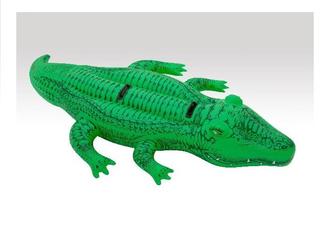 Надувная игрушка Giant Gator Ride-On 203х114см Intex 58562