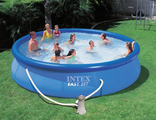 Круглый бассейн с верхним надувным кольцом Easy Set Pools 457х107см Intex 26166